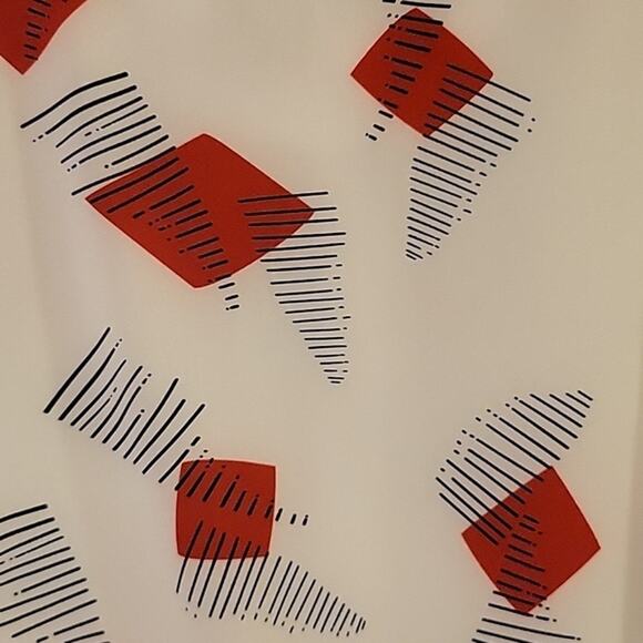 Rare Editions Women's Red, White, and Blue Midi Dress‎ Size L - Picture 3 of 8